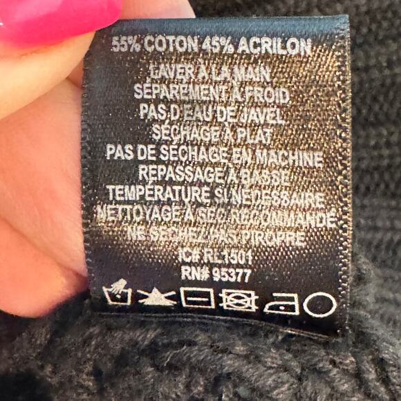 Sanctuary Women's sz Small Black Short Sleeve Knit Sweater New with Tags - Picture 7 of 9